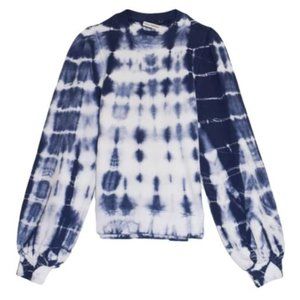 Ulla Johnson NWT Carmen Pullover in Indigo Tie Dye